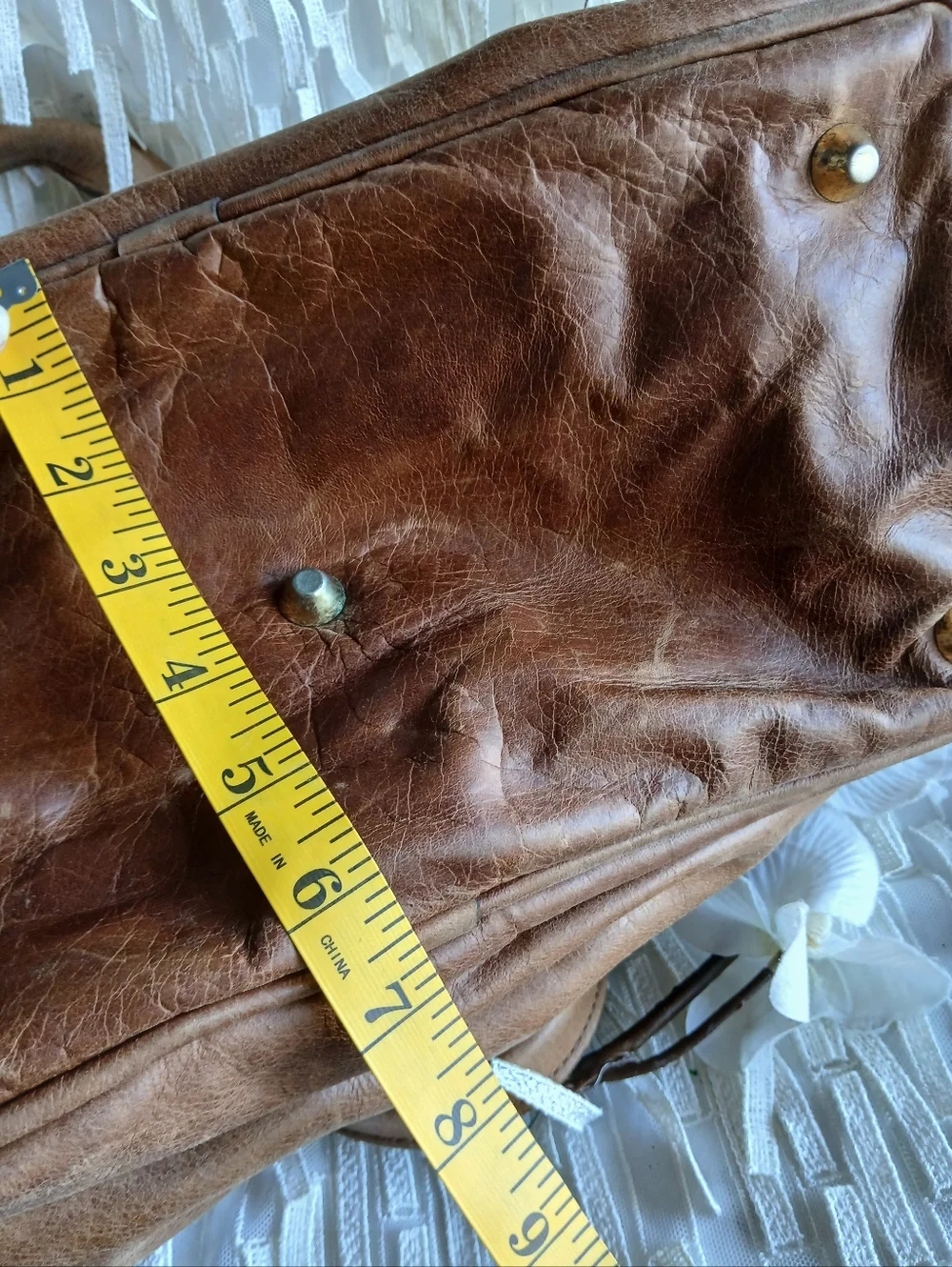 Miabossi Leather Diaper Bag